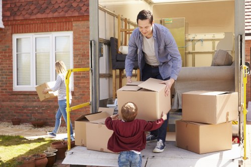 Local removals team assisting a home move in Ickenham