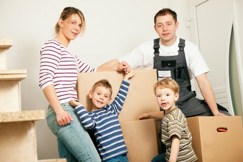 Local packing team preparing boxes for a move in Ickenham