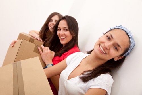 Safe and orderly storage environment with trained staff at work