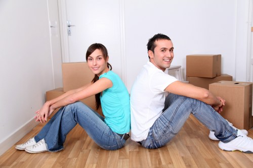 Home renovation items kept in a secure short-term storage unit