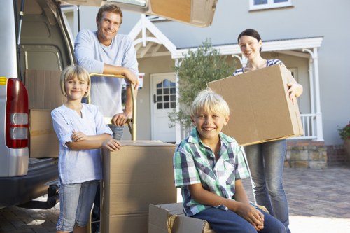 Furniture being stored safely during a house move in Ickenham