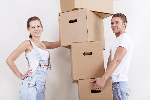 Furniture loading during local removals in Ickenham