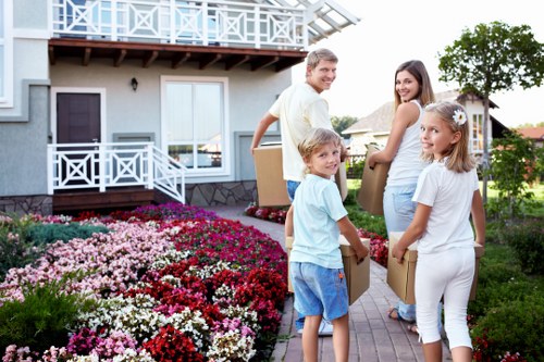 Careful loading of compact household items for transport